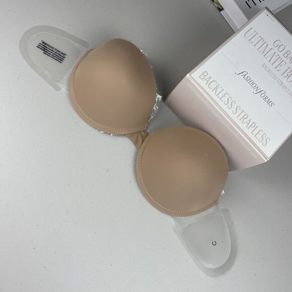 Fashion Forms Go Bare Ultimate Boost Strapless Backless Bra - Size C (New) - Picture 2 of 4